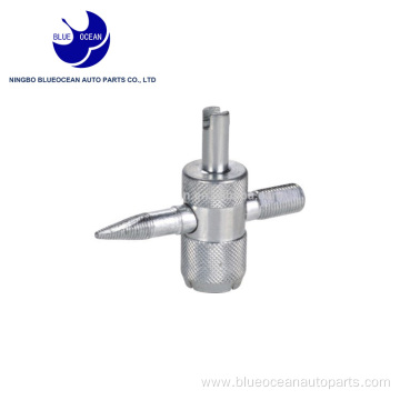 screwdriver valve core tool for large bore application